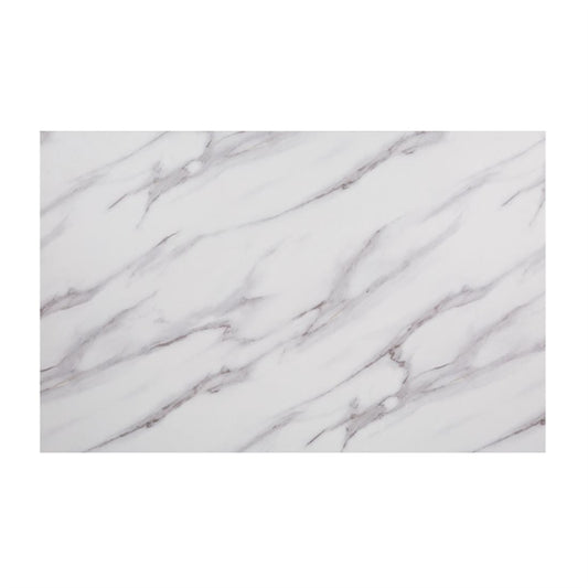 Bolero Pre-Drilled Rectangular Table Top Marble Effect 700mm dt447