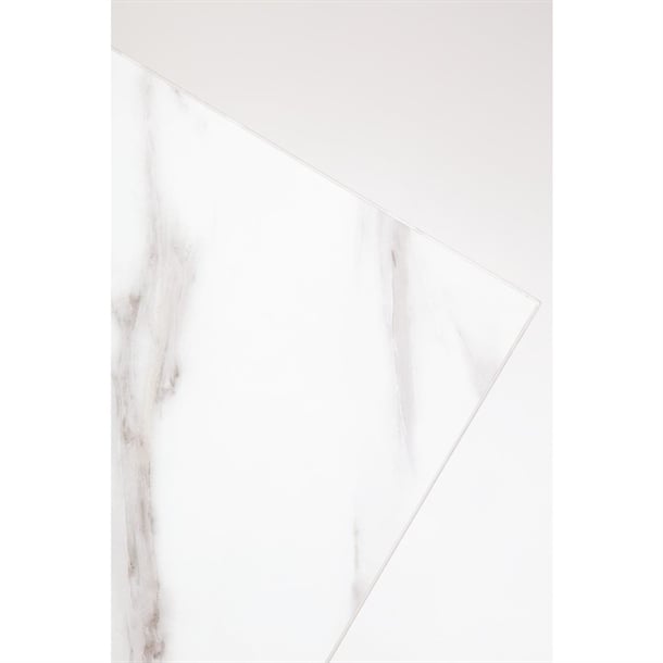 Bolero Pre-Drilled Rectangular Table Top Marble Effect 700mm dt447