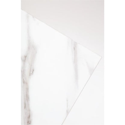 Bolero Pre-Drilled Rectangular Table Top Marble Effect 700mm dt447
