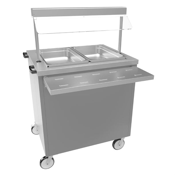 Moffat Mobile Hot Cupboard with Dry Heat Bain Marie 2FBM dt595