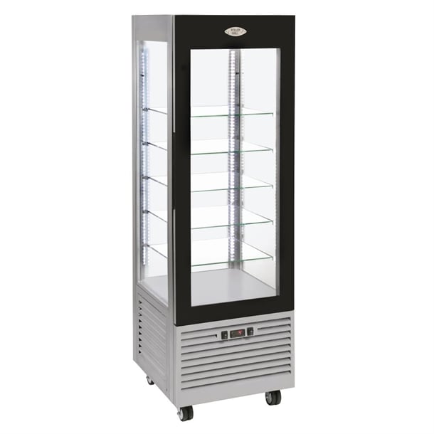 Roller Grill Display Fridge with Fixed Shelves Stainless Steel dt733