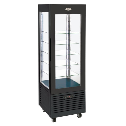 Roller Grill Display Fridge with Fixed Shelves Black dt734