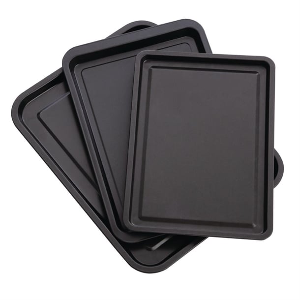Nisbets Essentials Non Stick Baking Trays (3 Pack) dw097