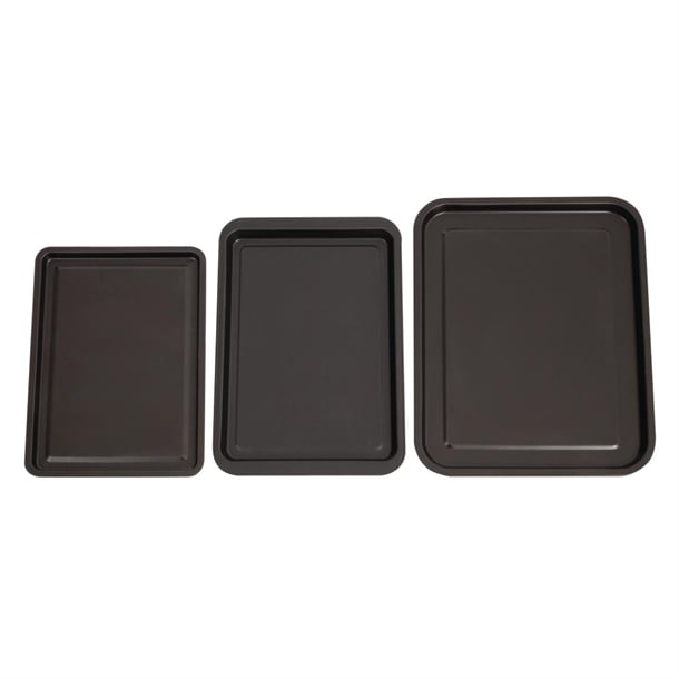 Nisbets Essentials Non Stick Baking Trays (3 Pack) dw097
