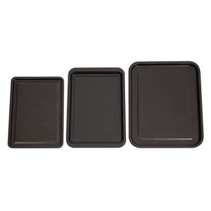 Nisbets Essentials Non Stick Baking Trays (3 Pack) dw097