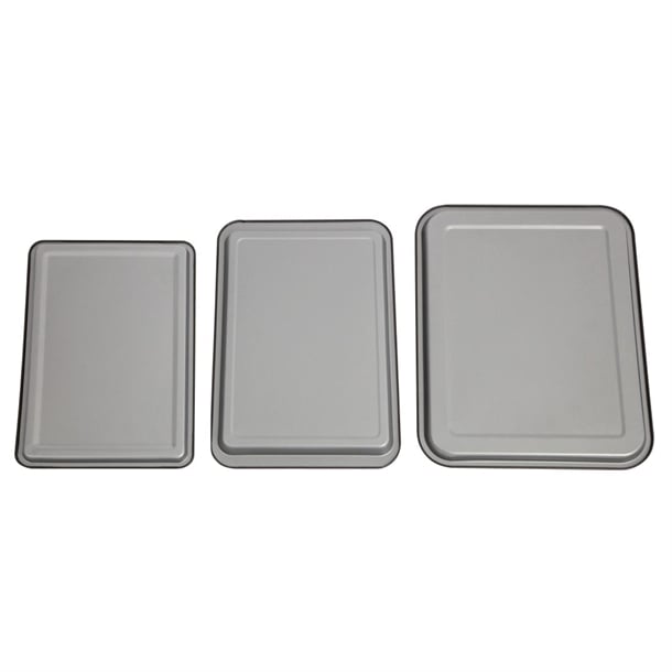 Nisbets Essentials Non Stick Baking Trays (3 Pack) dw097