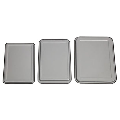Nisbets Essentials Non Stick Baking Trays (3 Pack) dw097