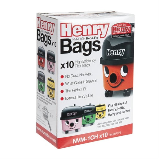 Numatic Henry Replacement Dust Bags (10 Pack) dw159