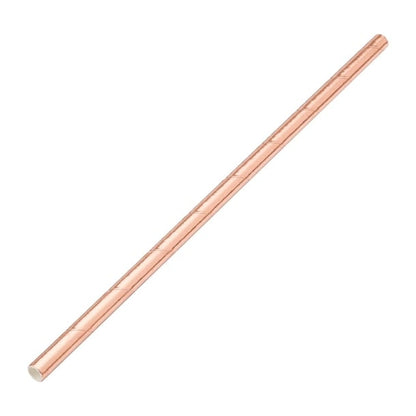 Utopia Biodegradable Paper Straws Copper (250 Pack) dw194