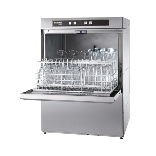Hobart Ecomax Glasswasher G504S with Water Softener dw253-mo