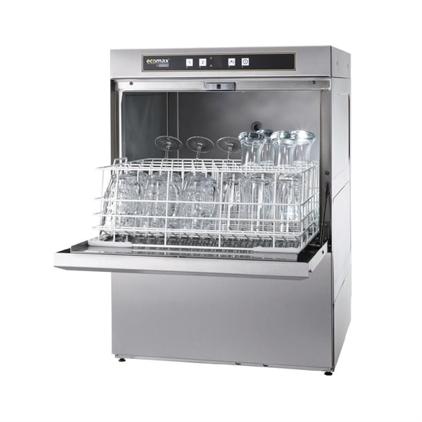 Hobart Ecomax Glasswasher G504S with Water Softener dw253-mo