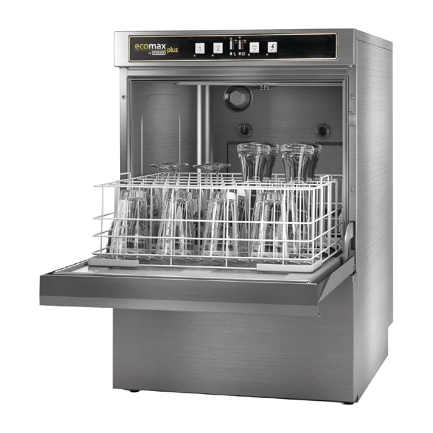 Hobart Ecomax Plus Glasswasher G515SW with Water Softener dw261-mo