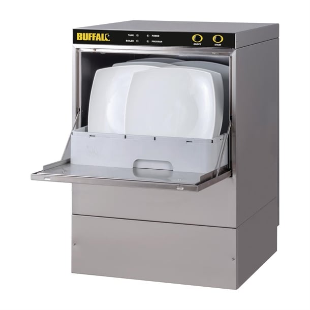 Buffalo Undercounter Dishwasher with Drain Pump 500m x 500mm Baskets dw319