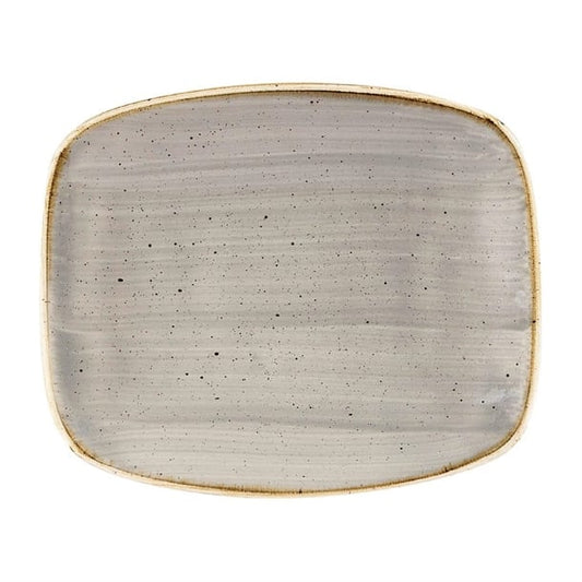 Churchill Stonecast Rectangular Plates Barley White 126 x 154mm (12 Pack) dw328