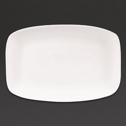 Churchill X Squared Oblong Plates White 199 x 300mm (6 Pack) dw340