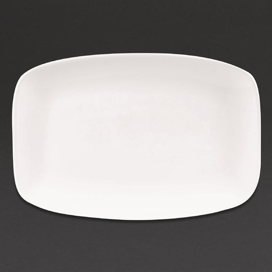 Churchill X Squared Oblong Plates White 199 x 300mm (6 Pack) dw340