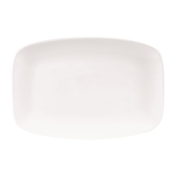 Churchill X Squared Oblong Plates White 199 x 300mm (6 Pack) dw340