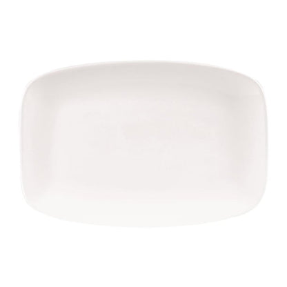 Churchill X Squared Oblong Plates White 199 x 300mm (6 Pack) dw340