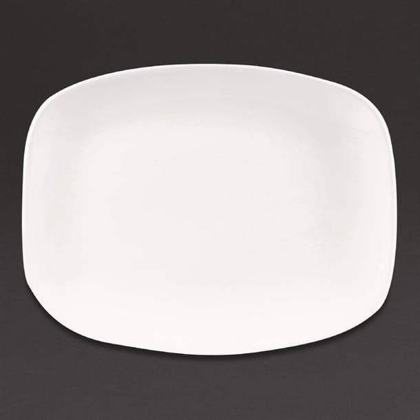 Churchill X Squared Oblong Plates White 202 x 261mm (12 Pack) dw341