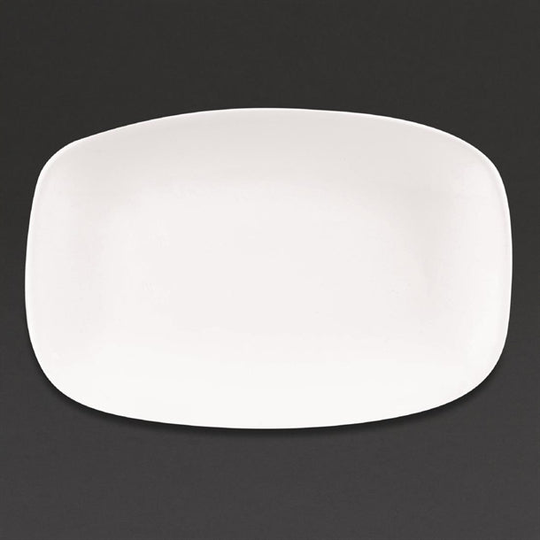 Churchill X Squared Oblong Plates White 157 x 237mm (12 Pack) dw342
