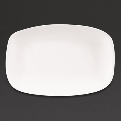 Churchill X Squared Oblong Plates White 157 x 237mm (12 Pack) dw342