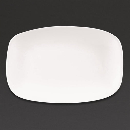 Churchill X Squared Oblong Plates White 157 x 237mm (12 Pack) dw342