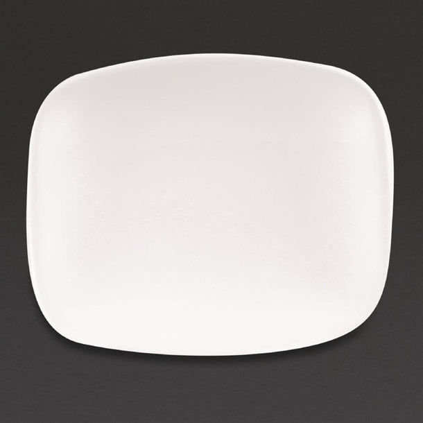 Churchill X Squared Oblong Plates White 126 x 154mm (12 Pack) dw343