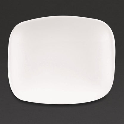 Churchill X Squared Oblong Plates White 126 x 154mm (12 Pack) dw343