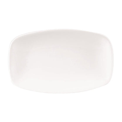Churchill X Squared Oblong Plates White 121 x 200mm (12 Pack) dw345