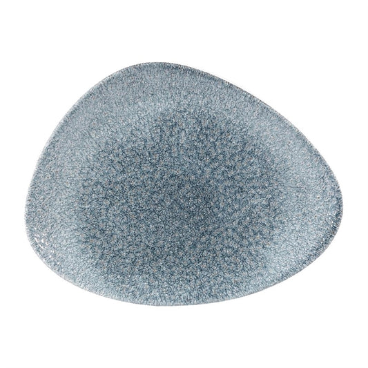 Churchill Studio Prints Raku Triangular Plates Topaz Blue 260mm (12 Pack) dw411