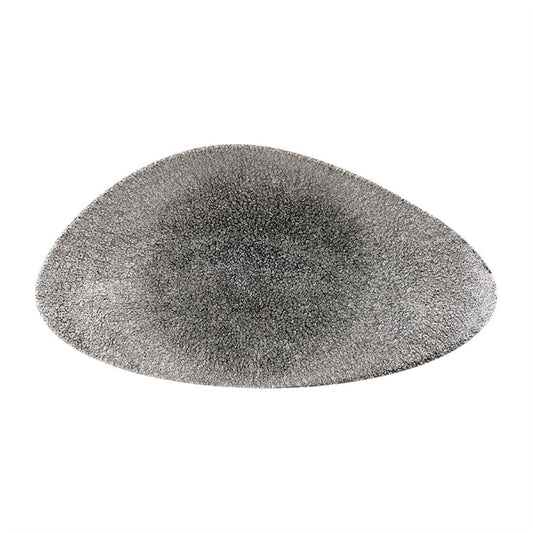 Churchill Studio Prints Raku Triangular Plates Quartz Black 350mm (6 Pack) dw414