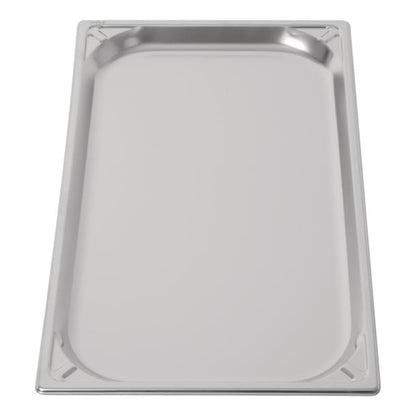 Vogue Heavy Duty Stainless Steel 1/1 GN Pan 20mm dw431