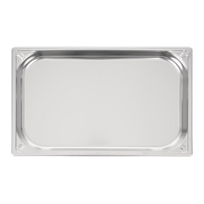 Vogue Heavy Duty Stainless Steel 1/1 GN Pan 40mm dw432