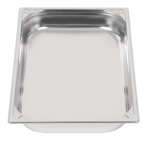 Vogue Heavy Duty Stainless Steel 1/1 Gastronorm Tray 65mm dw433