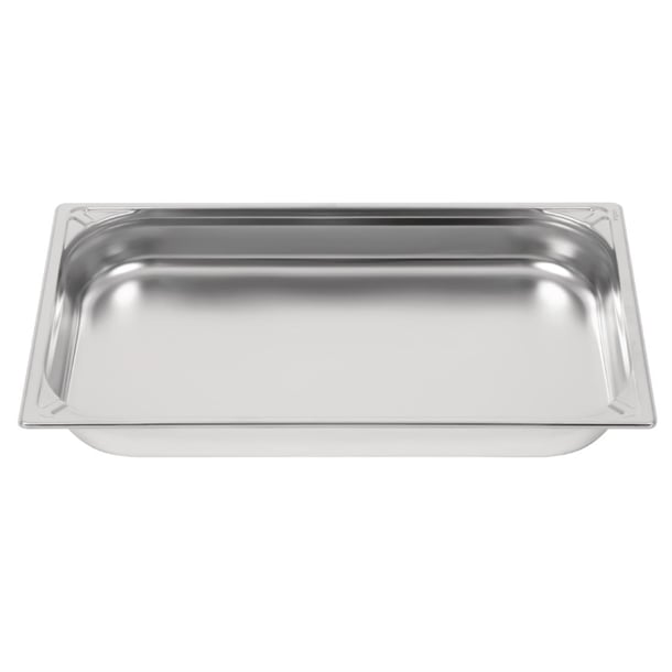 Vogue Heavy Duty Stainless Steel 1/1 Gastronorm Tray 65mm dw433