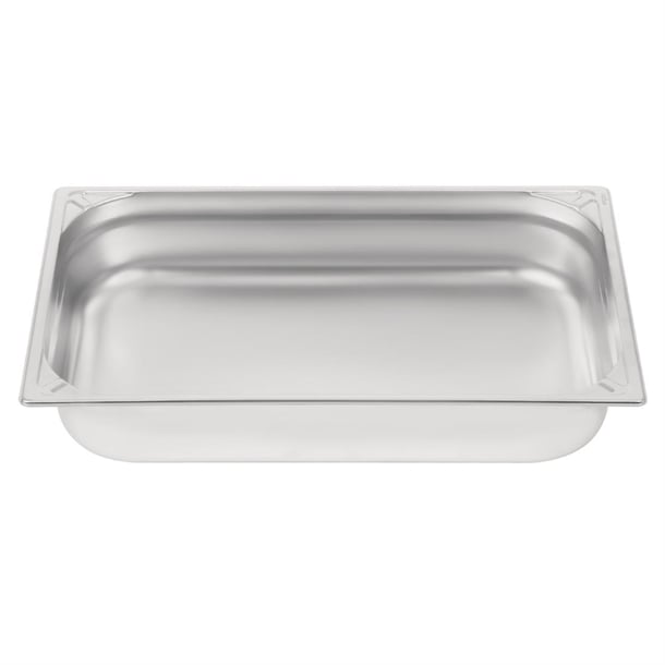 Vogue Heavy Duty Stainless Steel 1/1 Gastronorm Tray 100mm dw434