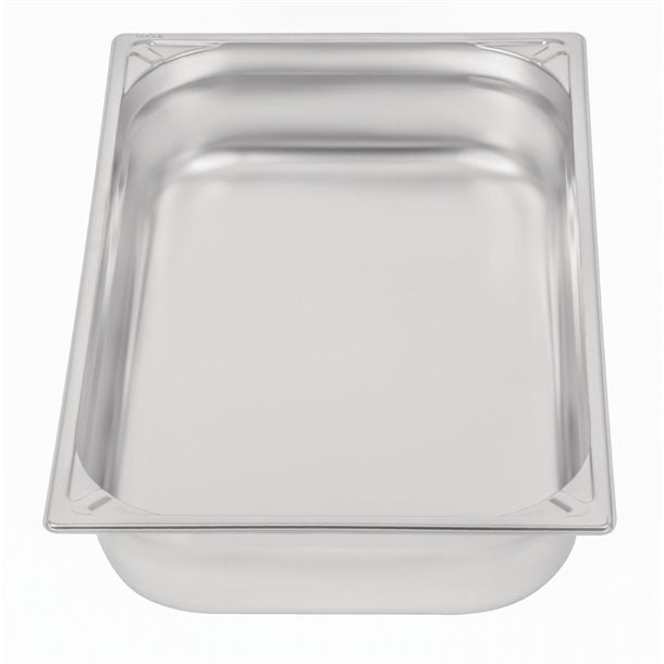 Vogue Heavy Duty Stainless Steel 1/1 Gastronorm Tray 100mm dw434