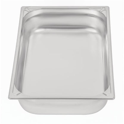 Vogue Heavy Duty Stainless Steel 1/1 Gastronorm Tray 100mm dw434