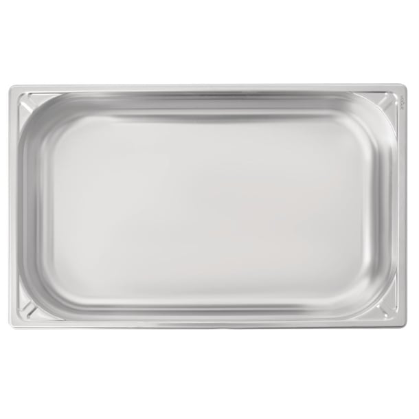 Vogue Heavy Duty Stainless Steel 1/1 Gastronorm Tray 100mm dw434