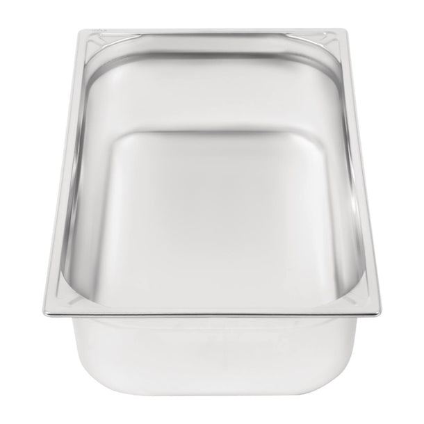 Vogue Heavy Duty Stainless Steel 1/1 Gastronorm Tray 150mm dw435