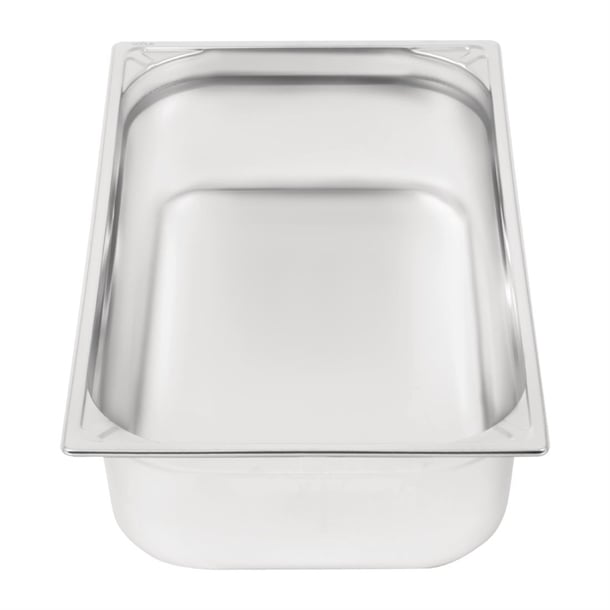 Vogue Heavy Duty Stainless Steel 1/1 Gastronorm Tray 150mm dw435