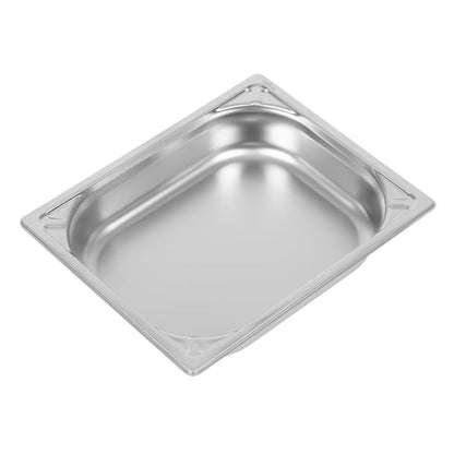 Vogue Heavy Duty Stainless Steel 1/2 Gastronorm Tray 65mm dw438