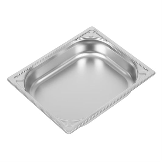 Vogue Heavy Duty Stainless Steel 1/2 Gastronorm Tray 65mm dw438