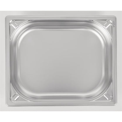 Vogue Heavy Duty Stainless Steel 1/2 Gastronorm Tray 65mm dw438