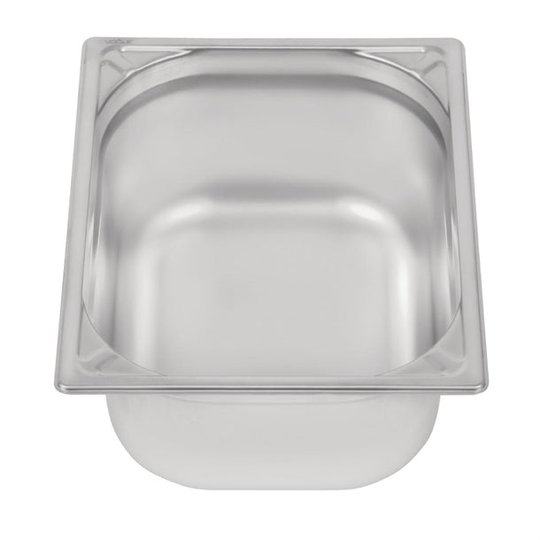 Vogue Heavy Duty Stainless Steel 1/2 Gastronorm Tray 150mm dw440