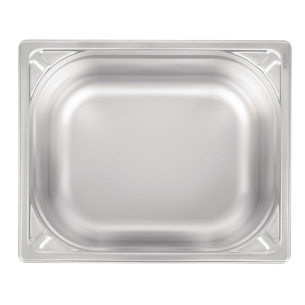 Vogue Heavy Duty Stainless Steel 1/2 Gastronorm Tray 150mm dw440