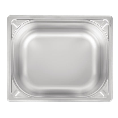 Vogue Heavy Duty Stainless Steel 1/2 Gastronorm Tray 150mm dw440