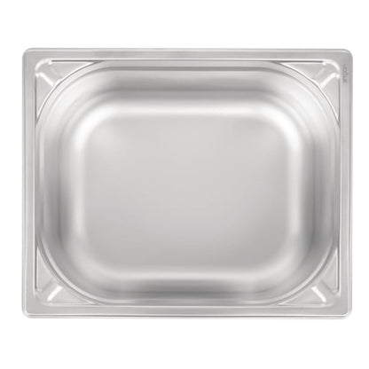Vogue Heavy Duty Stainless Steel 1/2 Gastronorm Tray 150mm dw440