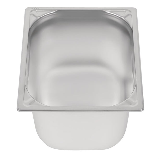 Vogue Heavy Duty Stainless Steel 1/2 Gastronorm Tray 200mm dw441