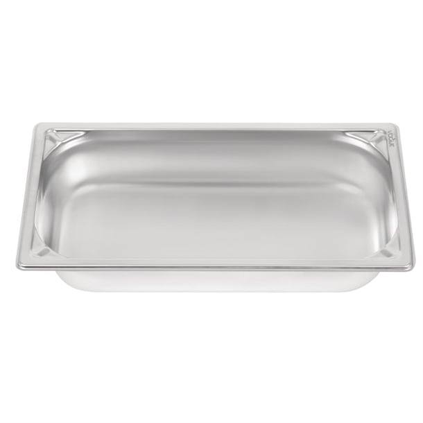 Vogue Heavy Duty Stainless Steel 1/3 Gastronorm Tray 65mm dw442